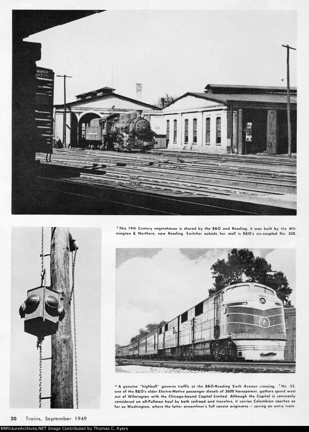 "Railroads Of Wilmington," Page 20, 1949